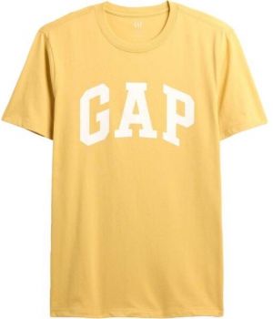 GAP BASIC LOGO Pánske tričko, žltá, veľkosť