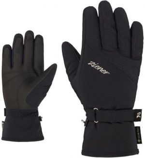 Ziener KLAIRE-Z GTX Dámske lyžiarske rukavice, čierna, veľkosť