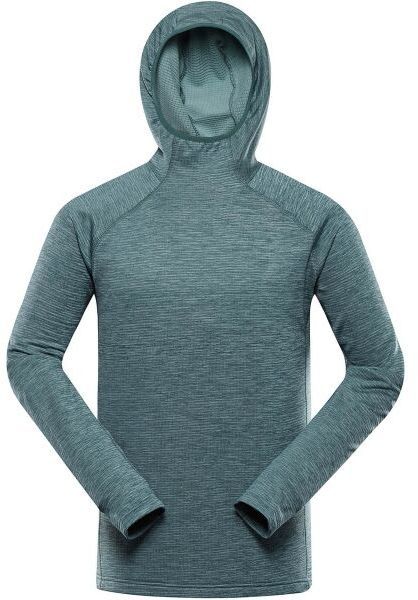 ALPINE PRO ROLT Pánska rýchloschnúca mikina, zelená, veľkosť