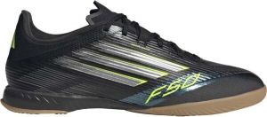 adidas F50 LEAGUE IN J Detská halová obuv, čierna, veľkosť 43 1/3