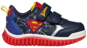 Geox B LIGHTYLOO Chlapčenská voľnočasová obuv, tmavo modrá, veľkosť