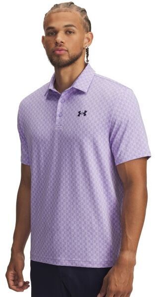 Under Armour PLAYOFF 3.0 Pánske golfové tričko, fialová, veľkosť M