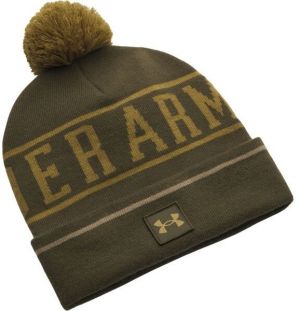 Under Armour HALFTIME POM Zimná čiapka, khaki, veľkosť
