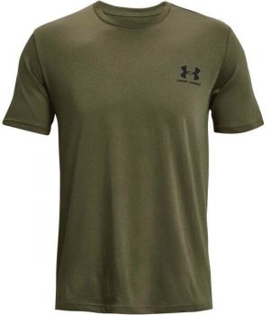 Under Armour SPORTSTYLE LC SS Pánske tričko, khaki, veľkosť S