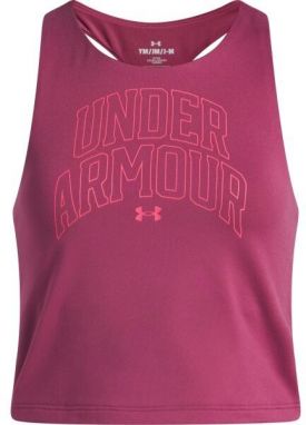 Under Armour MOTION BRANDED TANK Dievčenské tielko, červená, veľkosť XL