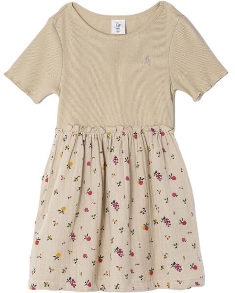 GAP BABY Dievčenské šaty, béžová, veľkosť
