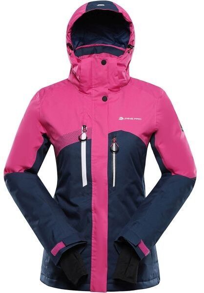 ALPINE PRO DEARA 2 Dámska lyžiarska bunda, ružová, veľkosť