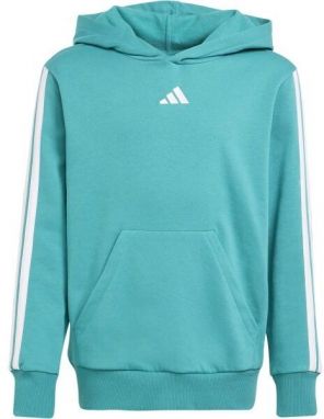 adidas ESSENTIALS 3- STRIPES Detská  mikina, tyrkysová, veľkosť