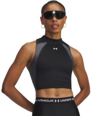 Under Armour HEATGEAR RIB Dámsky top, čierna, veľkosť M