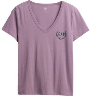 GAP V-FRCH SS FAV V GRAPHIC Dámske tričko, fialová, veľkosť