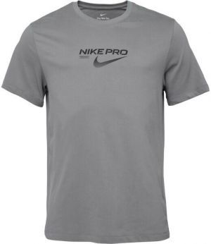 Nike DRI-FIT TEE PRO TRAINING M Pánske športové tričko, tmavo sivá, veľkosť XXL