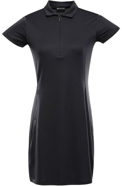 ALPINE PRO EDELA 2 Dámske rýchloschnúce šaty, čierna, veľkosť