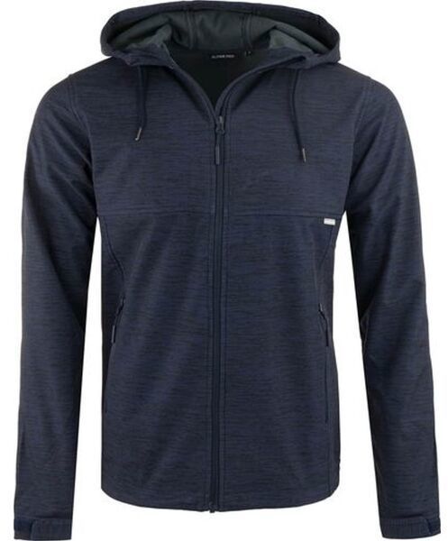 ALPINE PRO HEDEG Pánska softshellová bunda, tmavo modrá, veľkosť