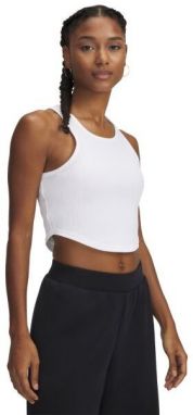 Under Armour RIVAL RIB TANK Dámske tielko, biela, veľkosť M
