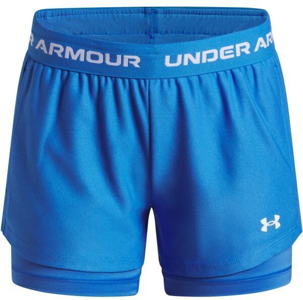 Under Armour TECH PLAY UP 2N1 SHORT Dievčenské šortky, modrá, veľkosť L
