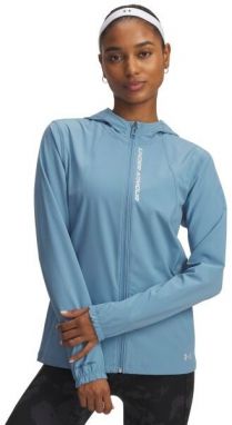Under Armour OUTRUN THE STORM Dámska bežecká bunda, svetlomodrá, veľkosť S