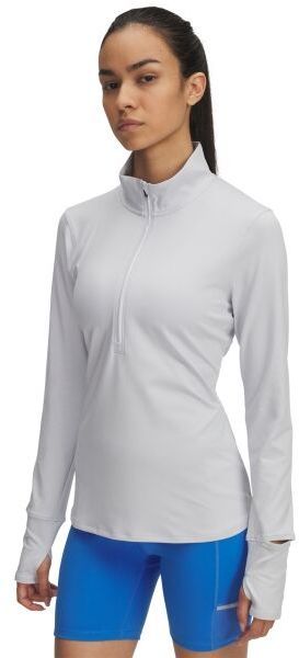 Under Armour QUALIFIER RUN 1/2 ZIP Dámske tričko, sivá, veľkosť M