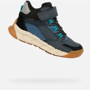 Geox J FLEXYPER PRO B Chlapčenská voľnočasová obuv, tmavo modrá, veľkosť