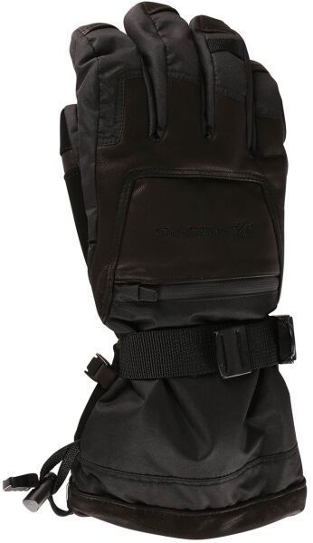 ALPINE PRO REFON Pánske lyžiarske rukavice, čierna, veľkosť