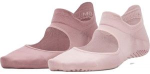 Under Armour BREATHE BALANCE 2PK Dámske ponožky, ružová, veľkosť M