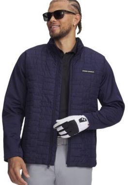 Under Armour DRIVE PRO INSULATED JACKET Pánska golfová bunda, tmavo modrá, veľkosť