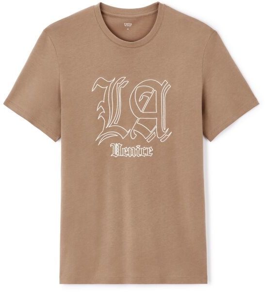 CELIO JESWITCHUP Pánske tričko, hnedá, veľkosť