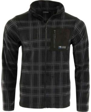 ALPINE PRO RESEW Pánska flísová mikina, čierna, veľkosť