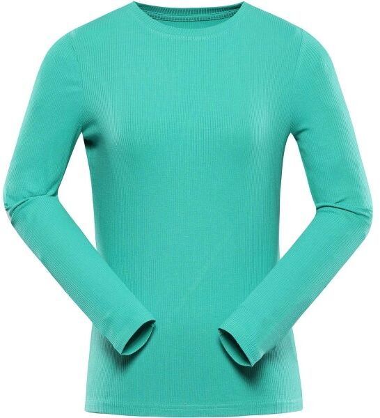 NAX KADESA Dámske tričko s dlhým rukávom, zelená, veľkosť
