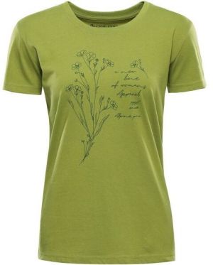 ALPINE PRO TERMESA 3 Dámske tričko, zelená, veľkosť