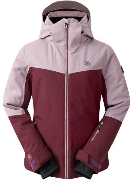Dare2b ICED JACKET Dámska lyžiarska bunda, vínová, veľkosť