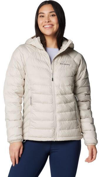 Columbia POWDER LITE HOODED JACKET Dámska bunda, béžová, veľkosť