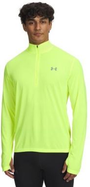 Under Armour LAUNCH 1/4 ZIP Pánske bežecké tričko, žltá, veľkosť L