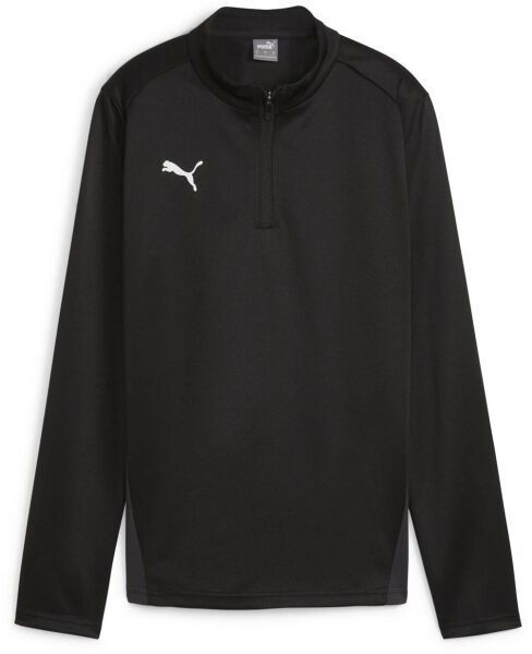 Puma TEAMGOAL TRAINING 1/4 ZIP TOP W Dámske športové tričko, čierna, veľkosť