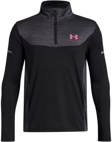 Under Armour TECH UTILITY 1/4 ZIP Chlapčenská mikina, čierna, veľkosť M