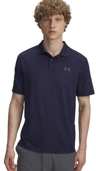 Under Armour PERFORMANCE 3.0 DEUCES POLO Pánske golfové tričko, tmavo modrá, veľkosť L