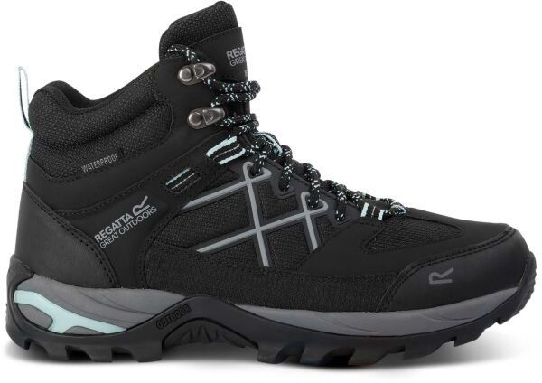 REGATTA OUTDOORS SAMARIS III W Dámska treková obuv, čierna, veľkosť
