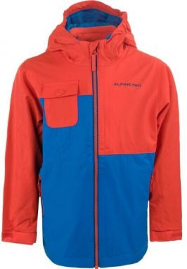 ALPINE PRO EDWO Detská bunda, modrá, veľkosť 140-146