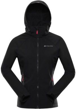 ALPINE PRO LANCA Dámska softshellová bunda, čierna, veľkosť