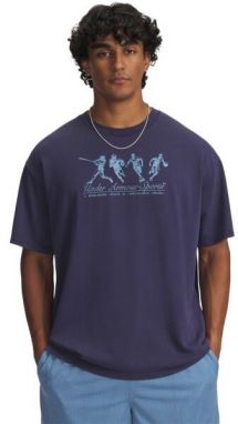 Under Armour HEAVYWEIGHT ATHLETES Pánske tričko, tmavo modrá, veľkosť L