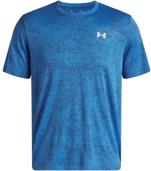 Under Armour TECH TEE PIXELATE Pánske športové tričko, modrá, veľkosť L