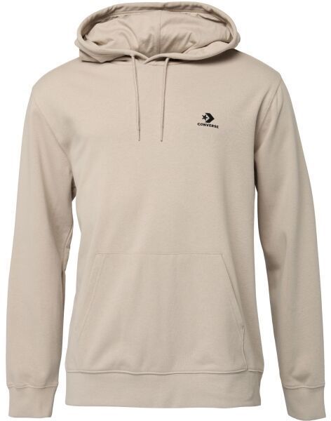 Converse STANDARD FIT LEFT CHEST STAR CHEV EMB HOODIE FT Pánska mikina, béžová, veľkosť