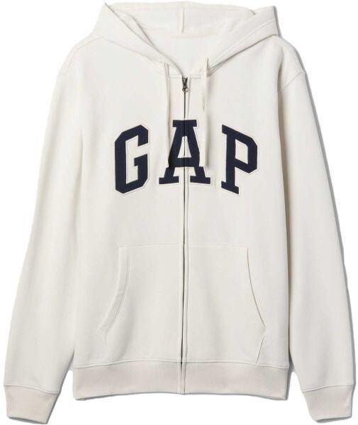 GAP V-HERITAGE LOGO FZ SNL Pánska mikina, biela, veľkosť