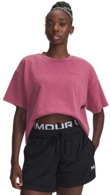 Under Armour HEAVYWEIGHT BOXY WASH Dámske tričko, ružová, veľkosť S