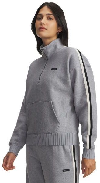 Under Armour ICON HEAVYWEIGHT FLEECE Dámska mikina, sivá, veľkosť M