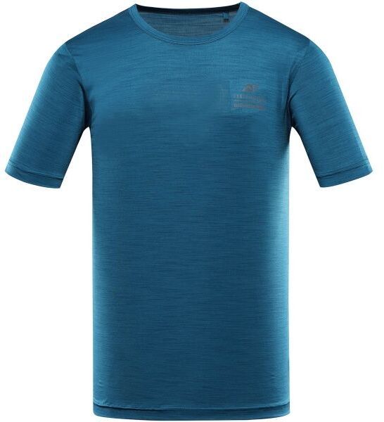 ALPINE PRO BASIK Pánske športové tričko, modrá, veľkosť