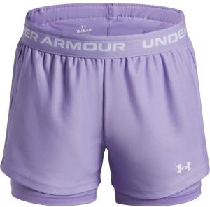 Under Armour TECH PLAY UP 2N1 SHORT Dievčenské šortky, fialová, veľkosť L