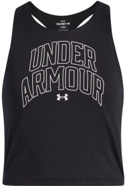 Under Armour MOTION BRANDED TANK Dievčenské tielko, čierna, veľkosť XL