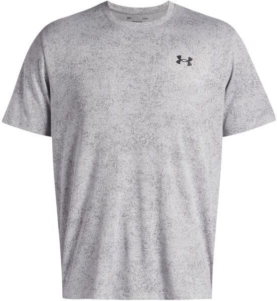 Under Armour TECH TEE PIXELATE Pánske športové tričko, sivá, veľkosť L
