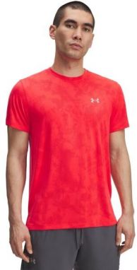 Under Armour LAUNCH CAMO Pánske tričko, červená, veľkosť M
