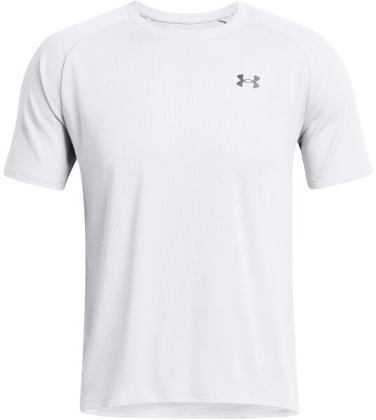 Under Armour TECH TEXTURED Pánske tričko, biela, veľkosť L